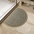 thumbnail image 5 of Half Round Inside Front Door Mats Non-Slip Washable Indoor Outdoor Entryway Doormats Cute Semi Heavy Duty Welcome Mat for Entrance,Low-Profile High Traffic Areas Entry Rug 24" x 16" a, 5 of 7