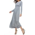 thumbnail image 3 of Robe Maxi Tauxra pour Femmes, Robe Décontractée à Manches Longues, Robe Ample à Taille Haute pour le Confort et le Style, 3 of 6