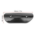 thumbnail image 3 of HLONK Protection Universelle pour Tuyau d'Échappement de Moto Style Fibre de Carbone Résistant à la Chaleur pour Modification de Tuyau Central Système d'Échappement de Moto, 3 of 9