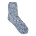 thumbnail image 5 of Joyspun Women's Double Layer Crew Lounge Socks, 3-Pack, Fits Shoe Sizes 4-10, 5 of 5