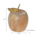 thumbnail image 2 of Mango Wood Decorative Apple, 2 of 3