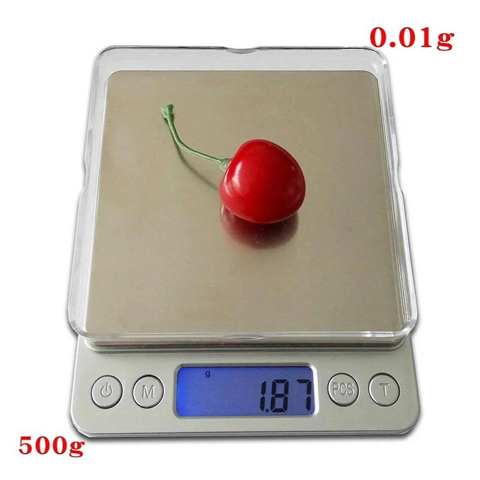 500g*0.01g Digital Precision Pocket Gram Scale, Non-magnetic Stainless Steel Platform Jewelry Electronic Balance Weight Scale - High Precision