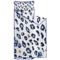 thumbnail image 2 of White and Blue Of Leopard Print Toddler Nap Mats for Kids Preschool,Sleeping Mat Bag or Kids,Toddler Sleeping Bag,Toddler Nap Mat or Daycare, 2 of 6