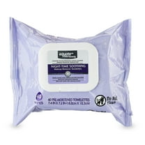 Equate Night-Time Soothing Makeup Remover Wipes, 40 Total Wipes