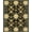 Gold, Pattern 10, variant on ODIKA 4'x6' Machine Washable Non-Slip Area Rug, Mystical Occult Style Bath High Traffic Rug, Red, 26497