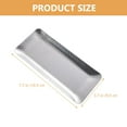 thumbnail image 3 of Stainless Steel Storage Tray Home Decor Vanity Table Jewelry Organizer Jewelry Display Holder Stainless Steel Plate Girl, 3 of 6
