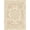 Blush Pink Ivory, Pattern 5, variant on ODIKA Botanical Blush Scrollwork Central Motif Perched Birds Decorative for Home Office, Gaming Room, Under Desk, Non-Slip Chair-Friendly