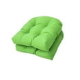 thumbnail image 3 of Moyitang Indoor Outdoor Wicker Patio Seat Cushion 48 Cmx48 cm Non Slip Thick Set of 2 Green, 3 of 9