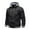 Black, variant on AOOCHASLIY 2023 Men Fall Coat Men Casual Patchwork Fashion Long Sleeve Single-breasted Outwear Sweater Jacket