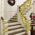 thumbnail image 5 of 70.8Inch Christmas Tinsel Ribbon,6 Holiday Metalic Decorations, Twist Tinsel Garland,Hanging for Christmas trees,Fireplaces,Door,Celebrate Birthday Wedding New Year (Gold), 5 of 7