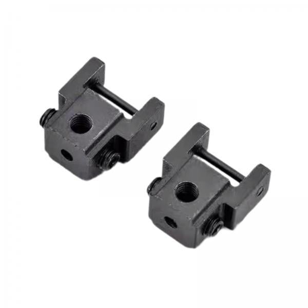 Abrazadera de soporte para de calar,Soporte de abrazadera para hoja de de calar,color negro,compatible,Juego de conversión de abrazaderas para soportes de hojas de de