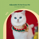 thumbnail image 4 of Abbraccia Bufanda navideña ajustable para gato, 4 of 6