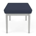 thumbnail image 5 of Lenox Steel Reception Waiting Room Healthcare 2-Seat Bench / Silver Steel / Blue, 5 of 5