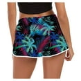 thumbnail image 3 of Lolmot Women Quick Dry Swim Shorts Drawstring 3D Graphic Beach Boardshorts Summer Bottom Casual Hawaii Vacation Print Shorts, 3 of 5