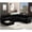 Black, variant on 110.75" Modular Sofa with Chaise Storage Compartment / Store Books and Items Conveniently