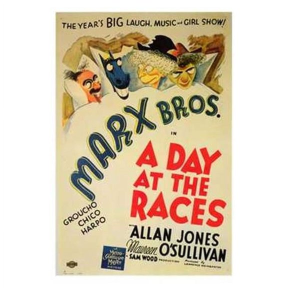Posterazzi MOV196652 Day at the Races a Movie Poster - 11 x 17 in.
