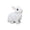 White, variant on Lifelike White Easter Bunny Decor Garden Statue, Cute Resin Animal Figurine for Outdoor Yard and Lawn Decor, Realistic Charming Spring Accent, Perfect Easter Decor Outdoor Ornament, White