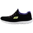 thumbnail image 7 of Skechers Slip on Sneakers for Women Sport Summits Mesh Bungee Closure Athletic Shoes Knit Upper Memory Foam Cushioning Flexible Lightweight Support, 7 of 7