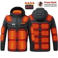 thumbnail image 2 of Gamivast Heated Puffer Jacket Men Hooded Zip Up Quilted Coats with 21 Heating Zones and 3-levels Winter Thermal 4 Control Jacket with Zipper Pockets Stand Collar Washable USB Charging Outerwear, 2 of 6
