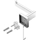 thumbnail image 5 of Chrome Toilet Roll Holder Wall Mounted Premium 304 Stainless Steel Toilet Paper Holder for Bathroom Rustproof Square, 5 of 5