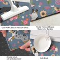 thumbnail image 3 of Border Collie Dog and Flower Florals Kitchen Rug Mat,Kitchen Runner Rugs Non Skid Washable,Decorative Kitchen Floor Mats for Kitchen,Sink,Laundry,17"X47", 3 of 5