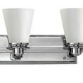 thumbnail image 3 of 6 Light Bathroom Vanity in Traditional-Coastal Style 48 inches Wide By 8 inches High-Chrome Finish-Clear Seedy Glass Color Bailey Street Home, 3 of 6