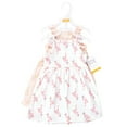 thumbnail image 2 of Hudson Baby Toddler Girl Cotton Dresses, Flamingo Pineapple, 2 Toddler, 2 of 4
