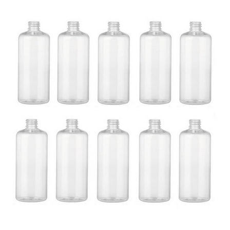 Empty Plastic Bottles 100ml (3.4oz) – 10 Pack, Refillable Travel Size Containers with Caps – Leak-Proof, Squeeze Bottles for Toiletries, Liquids, Cosmetics, and More
