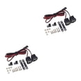 thumbnail image 4 of ziyahi Plastic Bumper Lamp Adjustable Spotlight Lightweight Searchlight LED Light with Bracket DIY Accessories Upgrade Kit One for Two 2Set, 4 of 6