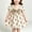 Beige, variant on Teylalorva Girls Midi Dress, Cute Graphic Short Sleeve Summer Ruffles Casual Party Sundress Red Size 2