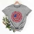 thumbnail image 2 of VerPetridure American Flag Shirts for Women 4th of July T-Shirt USA Flag Patriotic Shirt Stars and Stripes Summer Tees, 2 of 6