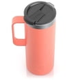 thumbnail image 4 of RTIC 20 oz Coffee Travel Mug with Lid and Handle, Stainless Steel Vacuum-Insulated Mugs, Leak, Spill Proof, Hot Beverage and Cold, Portable Thermal Tumbler Cup for Car, Camping, Coral, 4 of 5