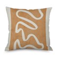 thumbnail image 1 of Ins Wind Linen Pillowcase Simple Creative Cushion Abstract Leaf Pillow Square Cushion Cover 15, 1 of 4