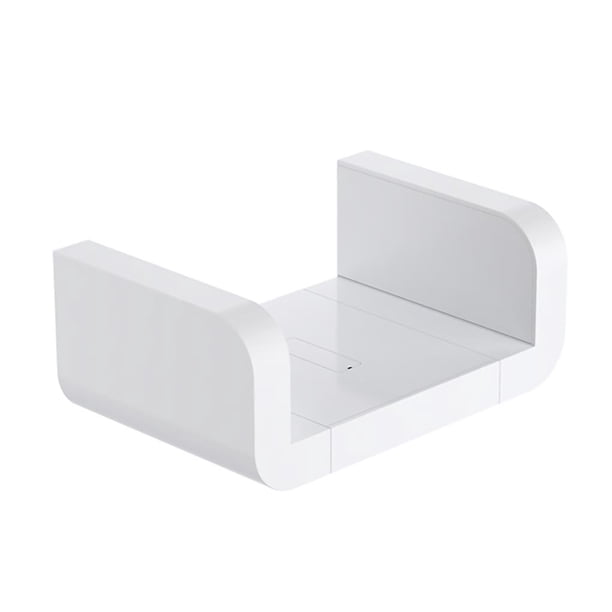 Cateissary Estante de pared Estante flotante blanco Estante de cubo en forma de U Estantería de baño para pared de baño Dormitorio Cocina Oficina Juegos de accesorios de baño Numero 3 Cateissary HA026341-03