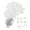 thumbnail image 2 of Self Adhesive Ceiling Hook, Ceiling Hook Strong Bearing Force 100pcs  for Hanging, 2 of 7