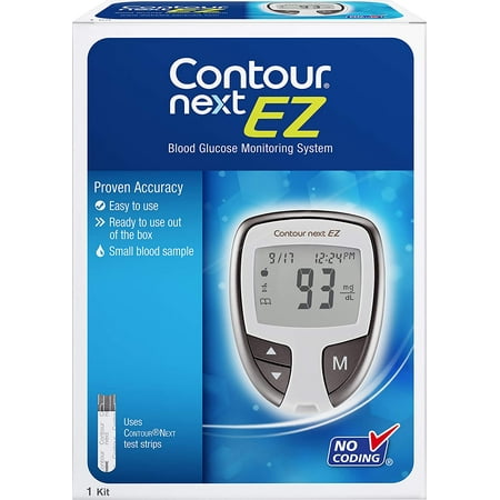 The CONTOUR NEXT EZ Blood Glucose Monitoring System | Blood Sugar Monitor | Diabetic Machine
