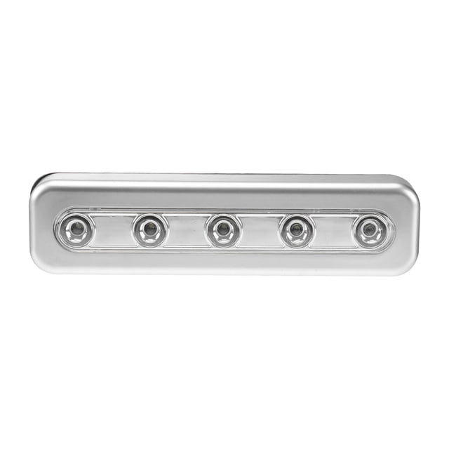 Luz de armario, luces de armario, luces de armario, luces de noche inalámbricas, funciona con pilas, barra de 5 LED, luces de armario, escaleras, cajones