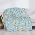 thumbnail image 3 of Yiaed Corgi Dog 1 Print Blanket Throw Blanket Soft Cozy Flannel Blanket for Home Bed Sofa Couch Chair-60"x50", 3 of 6