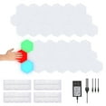 thumbnail image 2 of Yescom 40 Block Smart LED Hexagon Light Panel Touch Sensitive Magnetic Wall Mount DIY Gifts, 2 of 10