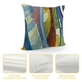 thumbnail image 4 of YINGXI  Wassily Kandinsky Abstract Pillow Covers Landscape with Two Poplars The Waterfall Painting Decorative Cushion Covers for Sofa Couch 18x18in, 4 of 5