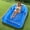 Blue-Boat Design, variant on Pool Floats Adult, Large Floating Bed with Ice Bar, Tanning Bed Pool Raft Inflatable Lounger with Drink Holder Tanning Chair Inflatable Pool Toys for Party Beach Backyard