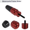 thumbnail image 5 of 16mm Motorcycle Slider Frame Aluminum Alloy Wheel Fairing Protection Crash Pad Protector Guard 27mm 150mm Bolt Nut Red 1 Set, 5 of 7