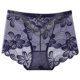 thumbnail image 3 of Bragas de encaje Mujeres Sexy Calzoncillos sin costuras huecos Cintura media Levantamiento de cadera Ropa interior transpirable, Azul, L Scienceny AP001201-16B, 3 of 7