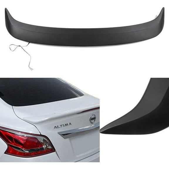 CCIYUBlack ABS Rear Spoiler Wing Accessories for 2013 2014 2015 for NISSAN Altima Stylish Trunk Spoiler Wing