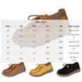 thumbnail image 3 of Shrysg Women's Vintage Faux Leather Beaded Lace Up Casual Shoes Soft Sole Round Toe Loafer Comfortable Slip On Walking Shoes for Daily Wear Yellow, 3 of 7