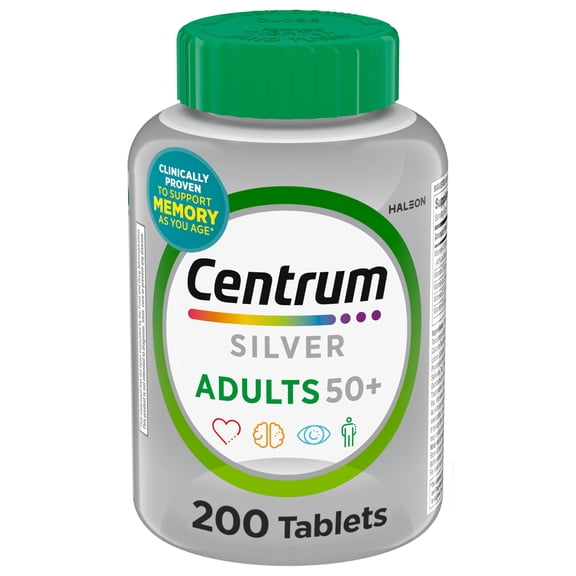 Centrum Silver Adults 50 Plus Multivitamin With Vitamin B & D3 , 220 Count