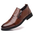 thumbnail image 3 of Oxford Shoes For Men Business Casual Dress Shoes for Men Black Brown Derby Shoe Wedding Party Wingtip Shoes, 3 of 6