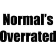 thumbnail image 2 of CafePress - Normal's Overrated Stainless Steel Travel Mug - Insulated Stainless Steel Travel Tumbler 20 oz., 2 of 3