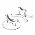 thumbnail image 1 of 1 Set Desktop Baseball Bat Stand Acrylic Baseball Bat Desk Display Holder Softball Bat Storage Desk Rack For Memorabilia And Collectible Up To 2 5/8” Barrel Size (Transparent, 1 of 9