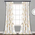 thumbnail image 1 of Juego de Paneles de cortina de ventana Lush Decor Pineapple Toss Gold 52X84 dorado, 1 of 2